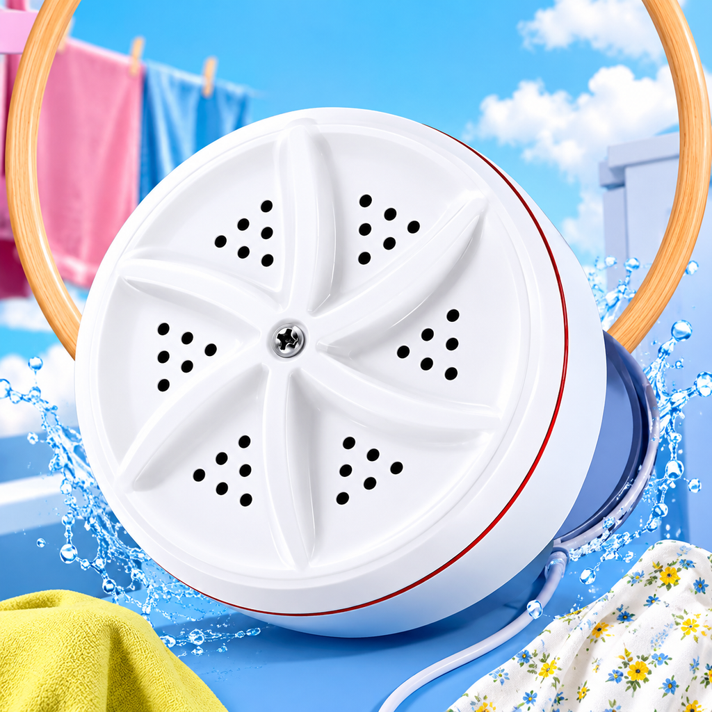 Mini Turbine de lavage roue à linge bulle ultrasons