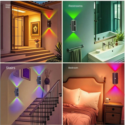 Lampe murale à détecteur de mouvements