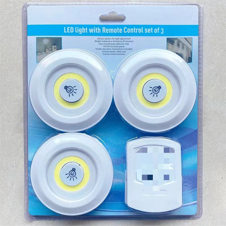 Pack de 3 lampes LED adhésives